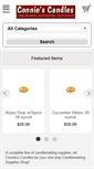 Mobile Screenshot of conniescandles.com